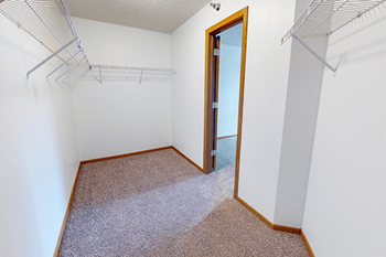 Large walk-in closets