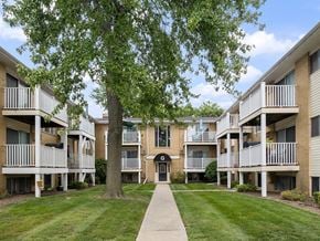 Toledo apartment for rent - our apartments have a spacious courtyard with green grass and trees