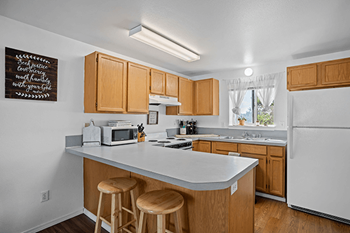 Kitchens with ample storage