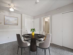 Cedar Rapids apartment for rent - our apartments offer a dining room with a table and chairs