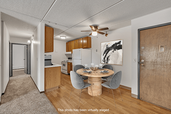 Ceiling fan (in select homes)