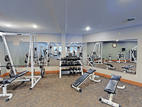 Waite Park apartment for rent - Convenient apartment fitness center at pointe west apartments