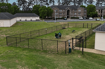Enclosed dog park
