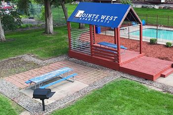 Gazebo with bbq grills