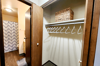 Plenty of closet space