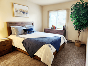 Madison townhouse for rent - a bedroom with a window