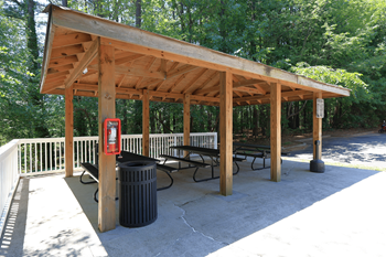 Gathering areas for picnics & bbqs