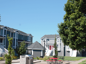 Springfield apartment for rent - picnic area at Rosemoore Apartments