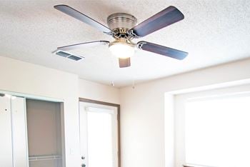 Ceiling fans in each bedroom