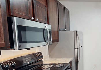 Built-in microwave oven