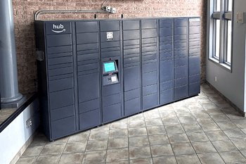 Hub automated package receiving