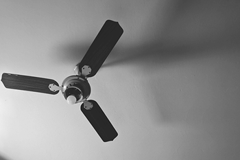 Overhead lighting and ceiling fans
