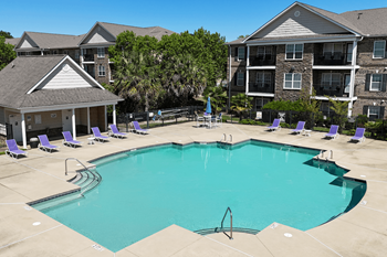 Resort-style swimming pool