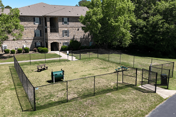 Enclosed dog park