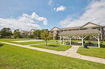 Open, green lawn space