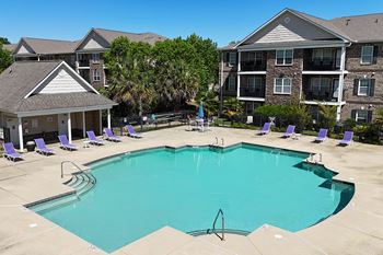 Resort-style swimming pool