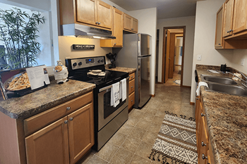 Stainless steel appliances in select homes