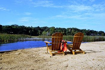 Shoreside lounge area