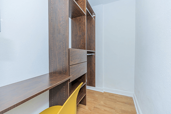 Ample closet space