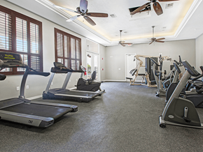 Gainesville apartment for rent - fitness center on site at the earl apartments
