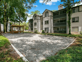 Gainesville apartment for rent - grilling area at the earl apartments