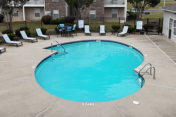 Sparkling swimming pool