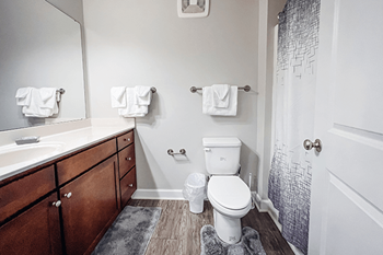 Spacious bathrooms