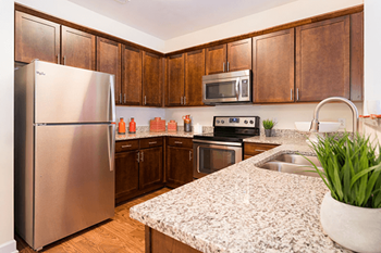 Granite-inspired countertops