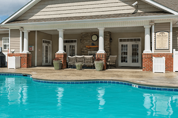 Resort-style swimming pool