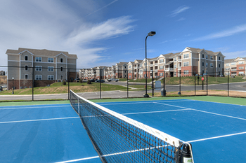 Tennis and basketball courts