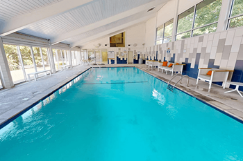 Enclosed indoor pool