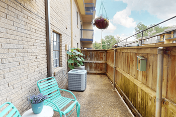 Private patio