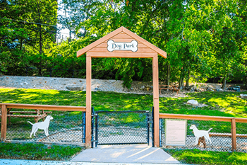 Private gated pet park