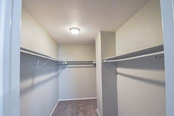 Spacious closets