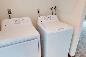 In-home washer and dryer available townhomes only