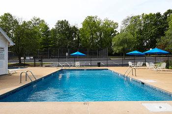 Resort-style swimming pool