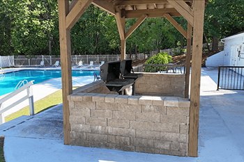 Covered grilling area