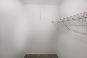 Spacious, walk-in closets