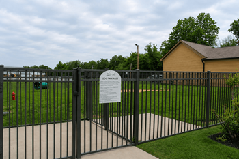 Enclosed bark park