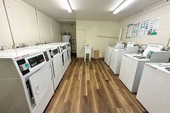 Laundry and mail stations in every building