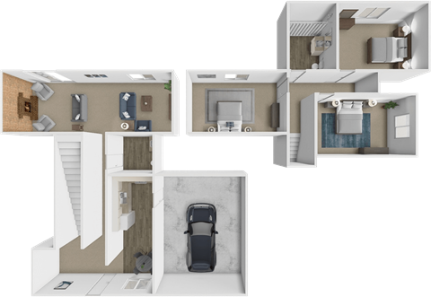 Floor plan for 3 beds, 1.5 baths, 1946 sqft