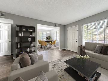 Columbia townhouse for rent - a living room with a couch and a table