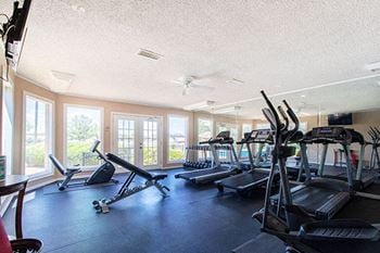 Well-equipped fitness center