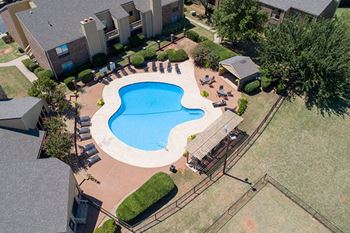 Resort-style swimming pool