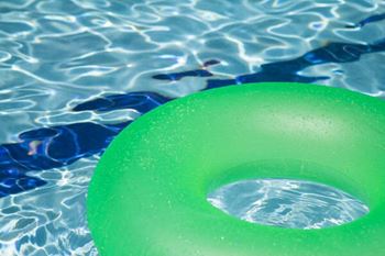 Resort-style swimming pool