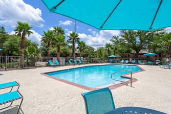 Resort-style swimming pool