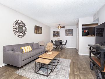 Lafayette apartment for rent - a living room with a couch and a table