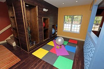 Fitness center with yoga studio