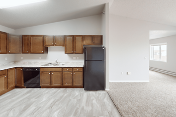 Open concept kitchen layouts