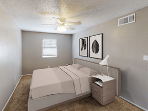Lubbock apartment for rent - primary bedroom in apartment